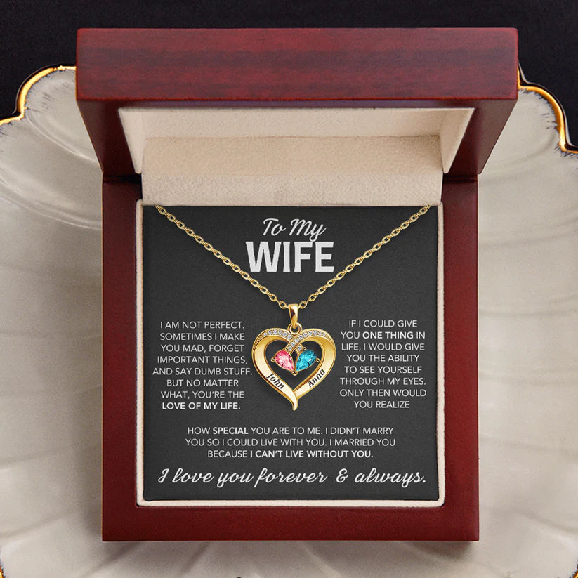 “You & Me, Always” Personalised Couple’s Necklace