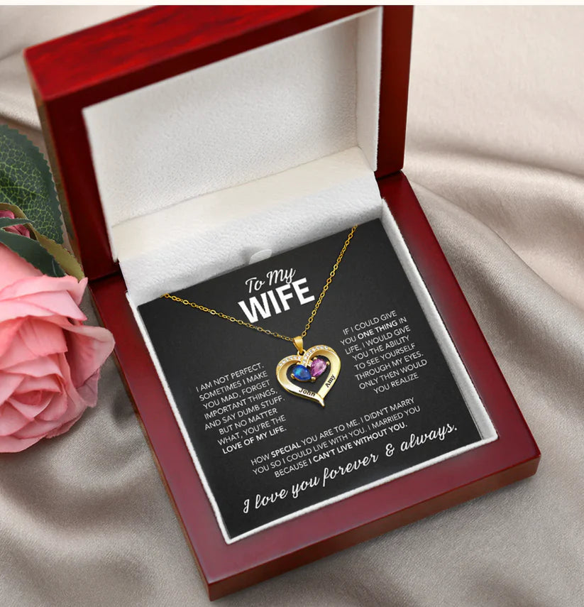“You & Me, Always” Personalised Couple’s Necklace