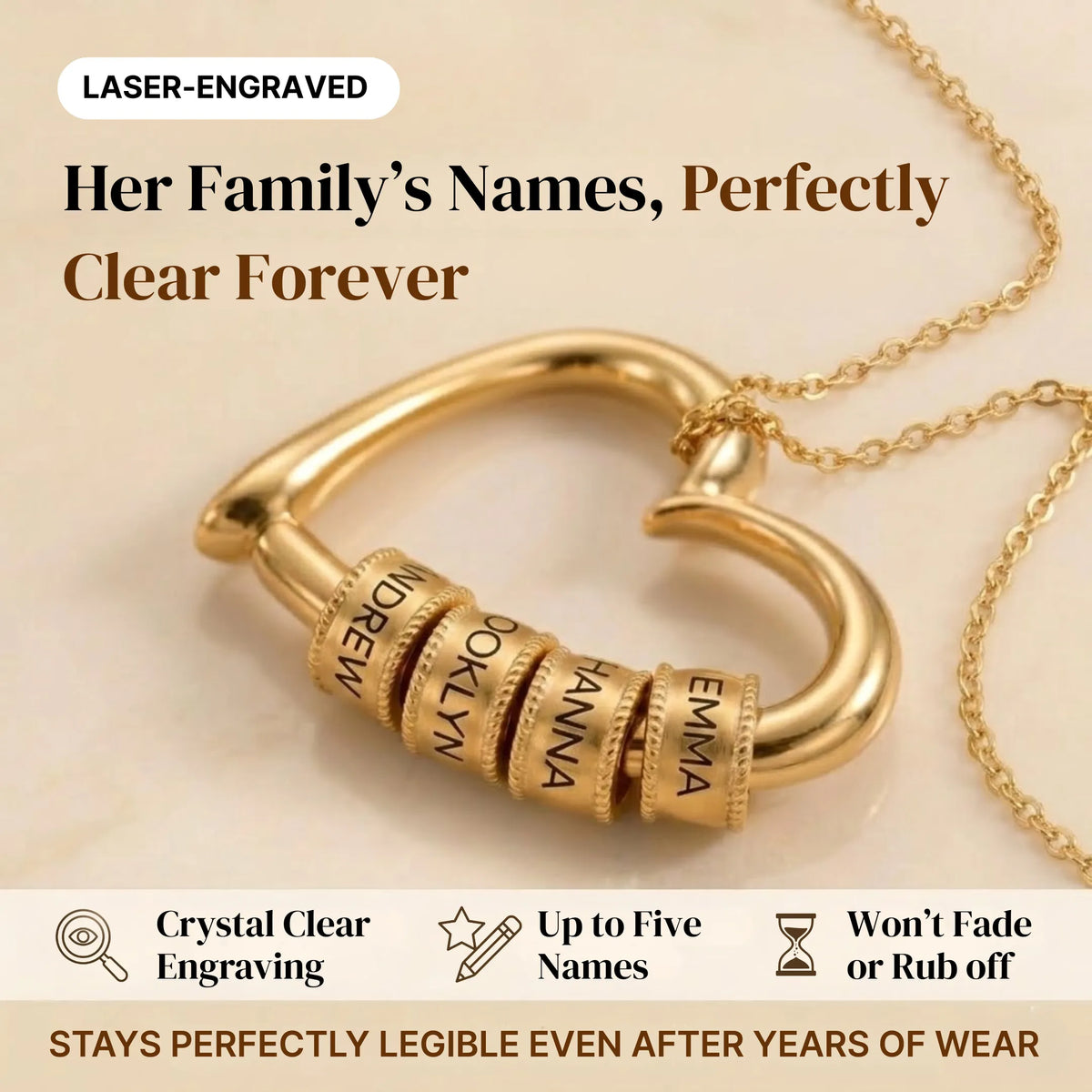 The Heart of the Family Necklace