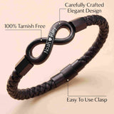 "To My Husband" - Infinity Personalized Bracelet