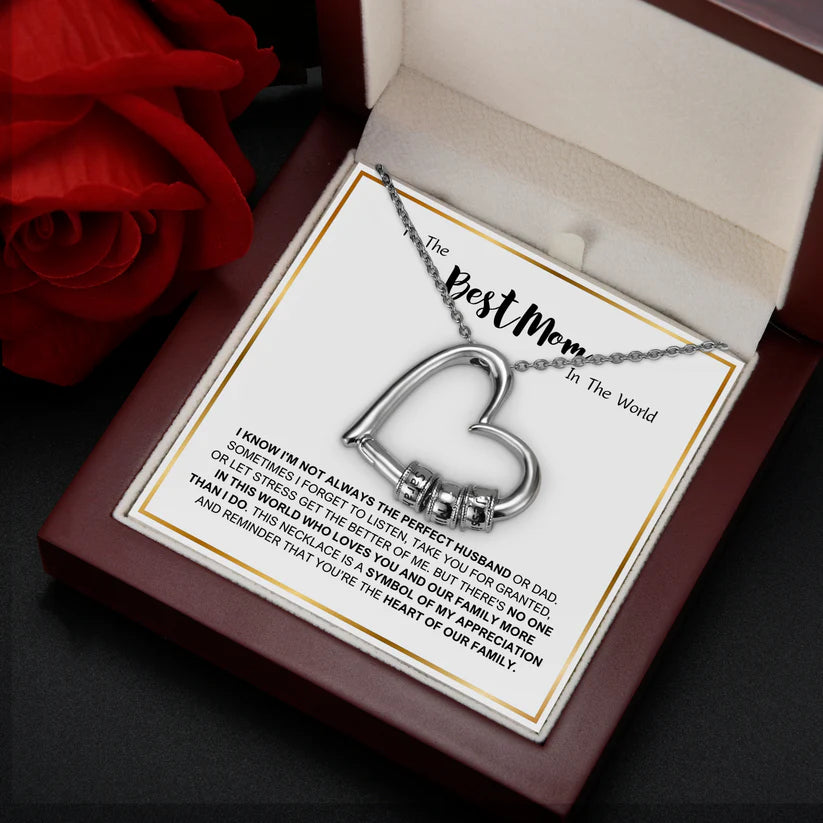 Family's Love Engraved Pendant