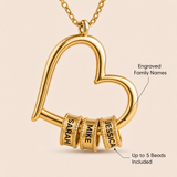 The Heart of Our Family - Personalized Beads Necklace 3