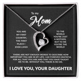 To My Mom - "Without You There Is No Me" 14K Forever Necklace