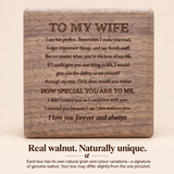 Forever Yours - Birthstone Heart Necklace & Engraved Walnut Box 4