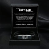 "Dad We Love You" Family Bond Engraved Bracelet Set
