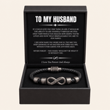 Infinity Name Bracelet - For the Man Who Holds Us Together