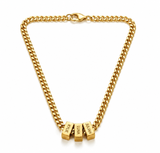 Family Name Necklace - For the Man Who Holds Us Together